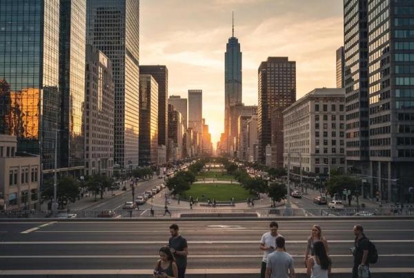 Family camping by a scenic lake in Ohio, showcasing tents and children playing