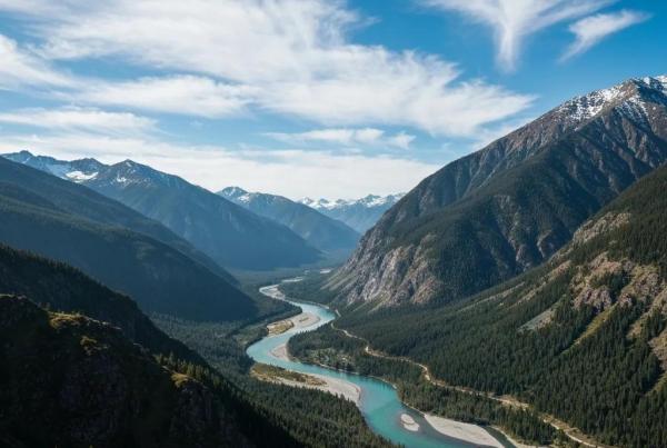 Family tent camping in a scenic Ohio campground with trees and blue sky