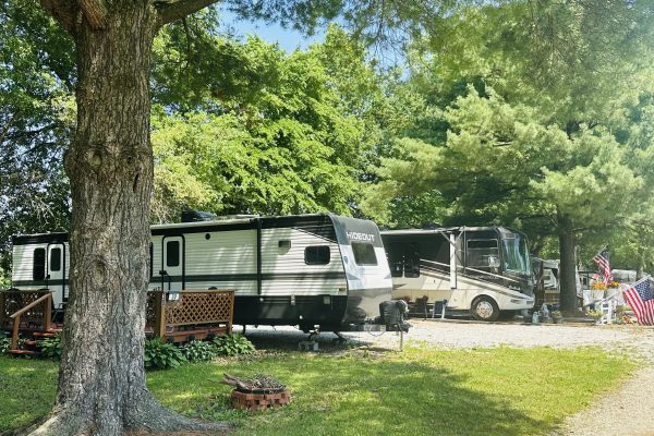 Ridge Ranch campground seasonal sites that are water, electric sites