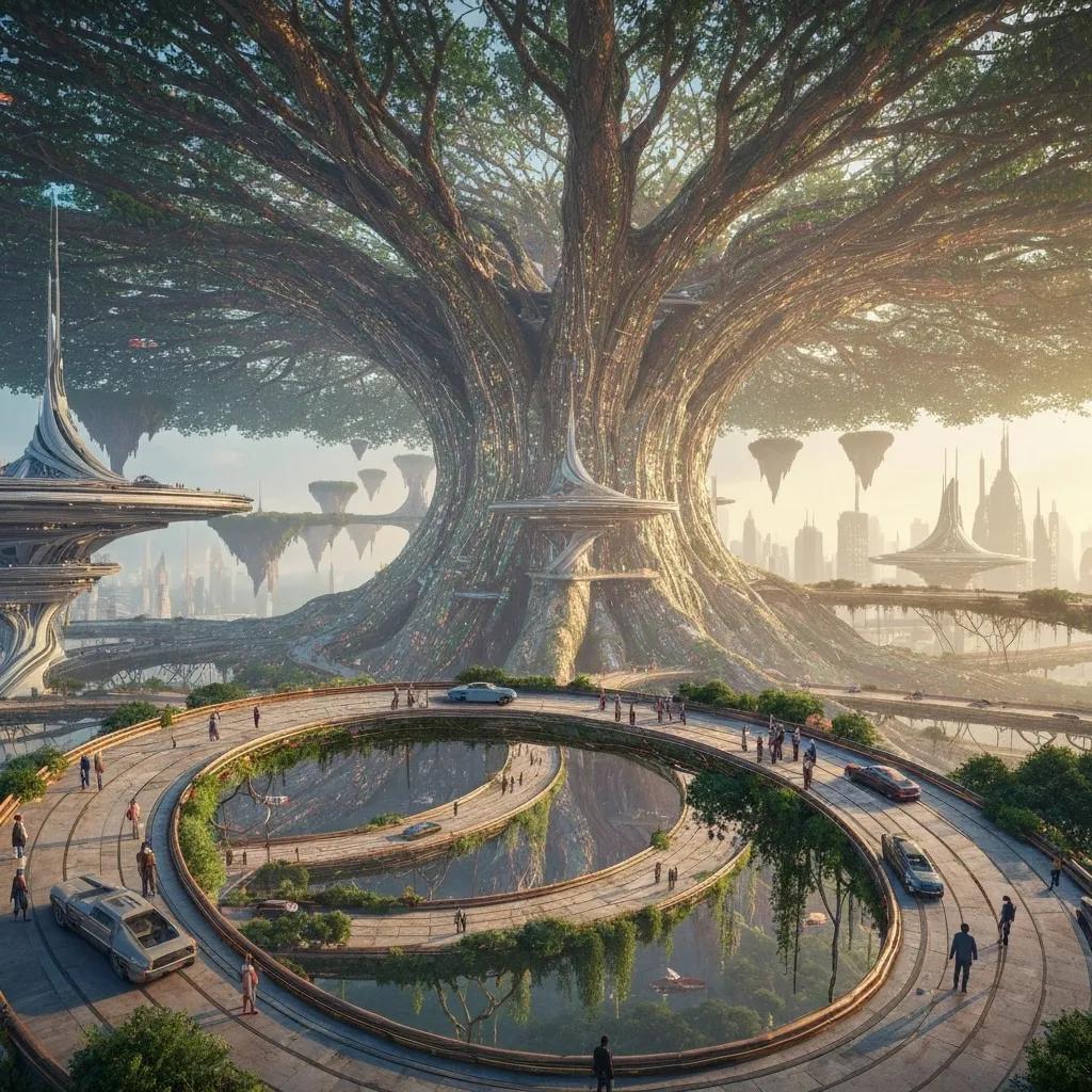 A charming cabin and a stylish glamping tent set within a wooded campground