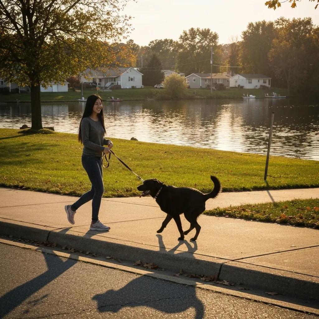 Family camping by a tranquil lake in Ohio, highlighting budget-friendly outdoor experiences