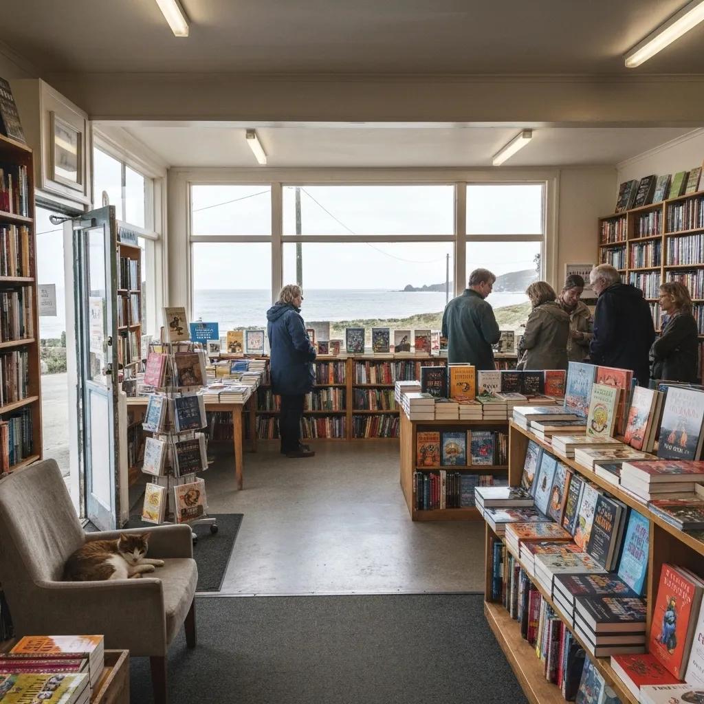Heated bathhouses at Ridge Ranch Campground, surrounded by snow, highlighting the campground's winter-ready facilities