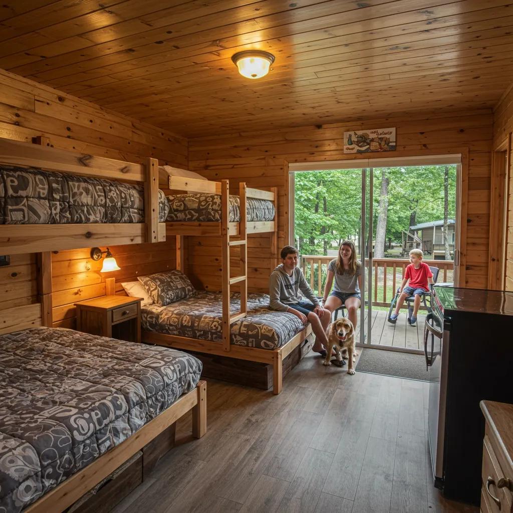 Pet-friendly family cabin with outdoor space in Michigan