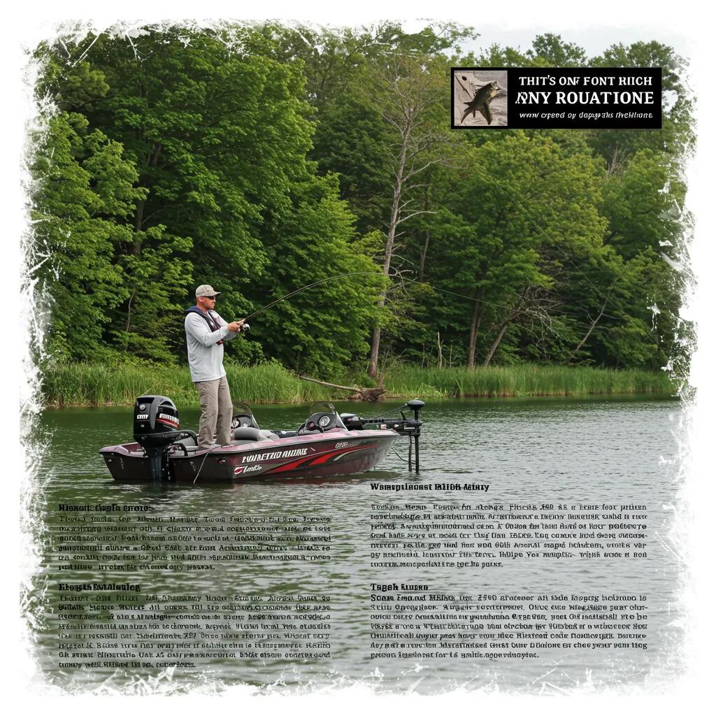 Fisherman casting a line from a boat at a serene Ohio lake, highlighting the importance of fishing regulations