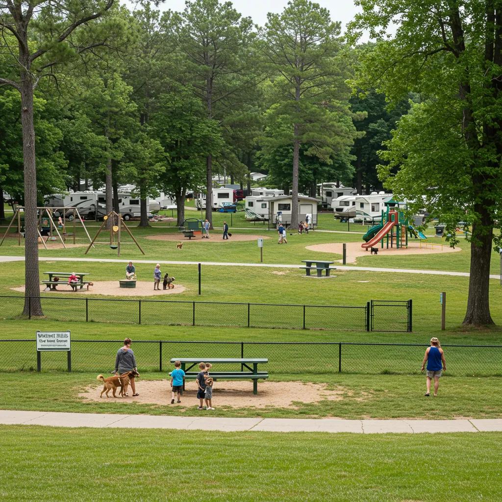 Walnut Hills Family Campground with dog-friendly amenities and family activities