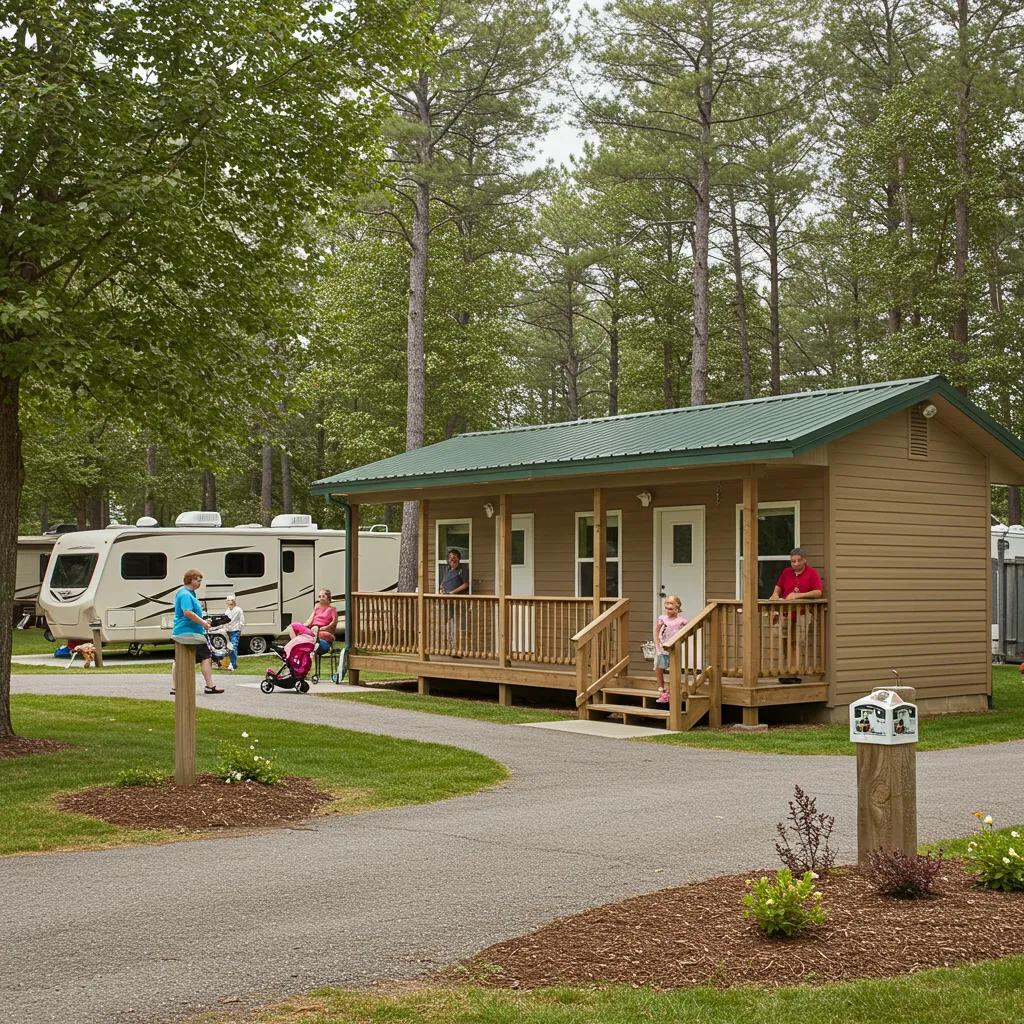 Well-maintained campground with upgraded amenities and happy guests