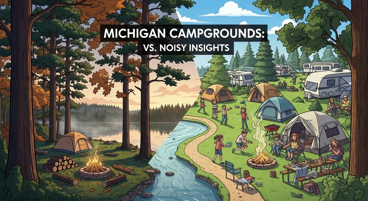 Michigan Campgrounds: Quiet vs. Noisy Insights
