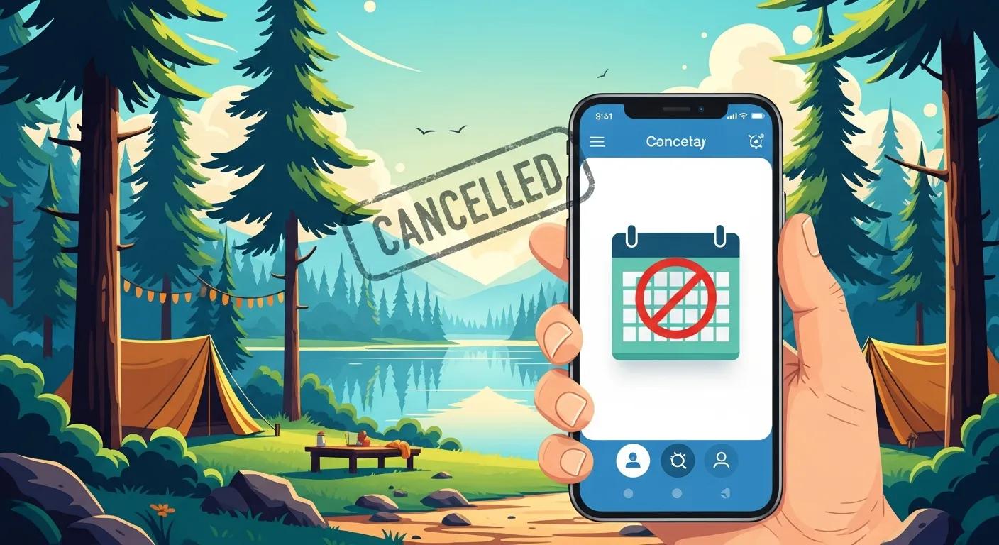 Cancel Your Camping Reservation Easily