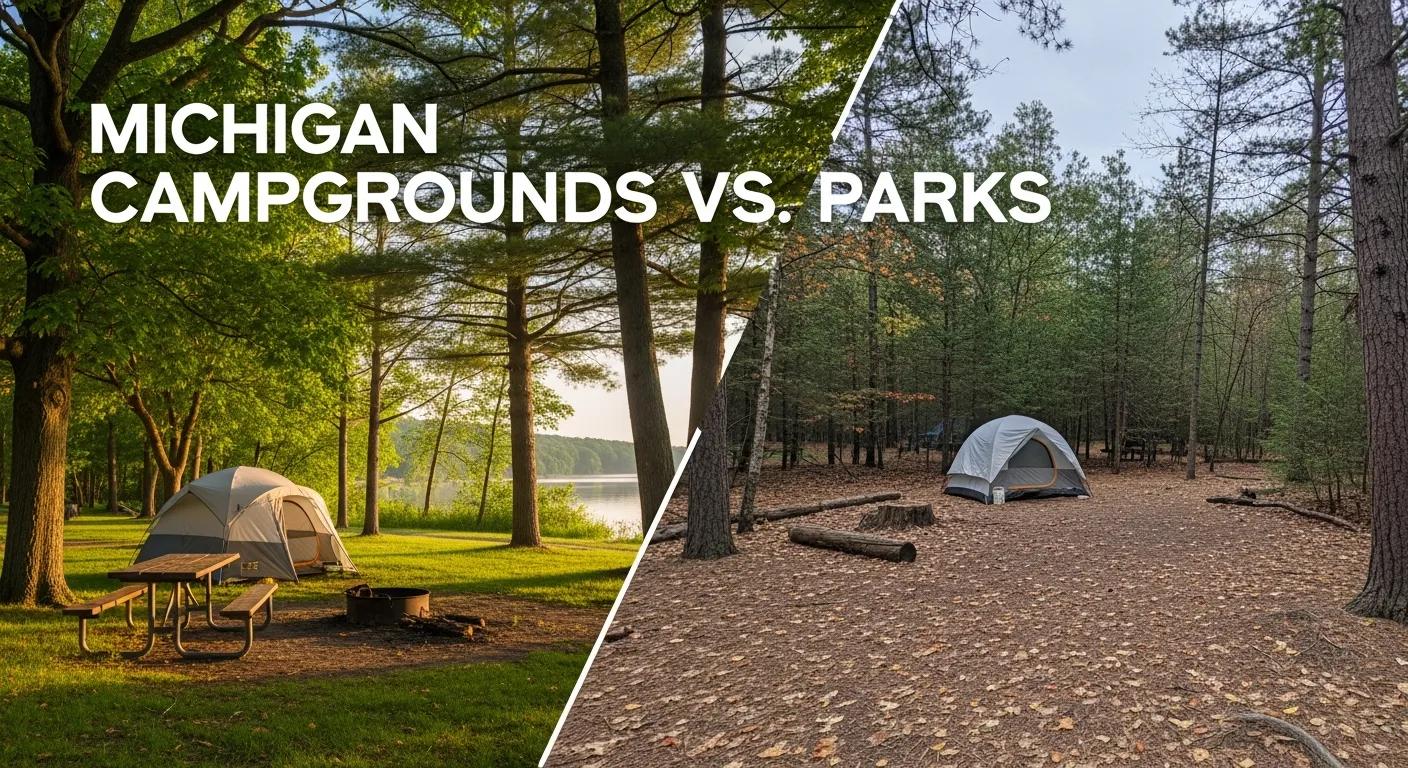 Michigan Campgrounds vs. Parks: A Pricing Guide