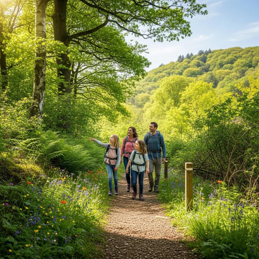 Scenic, family-friendly hiking trail for kids and caregivers