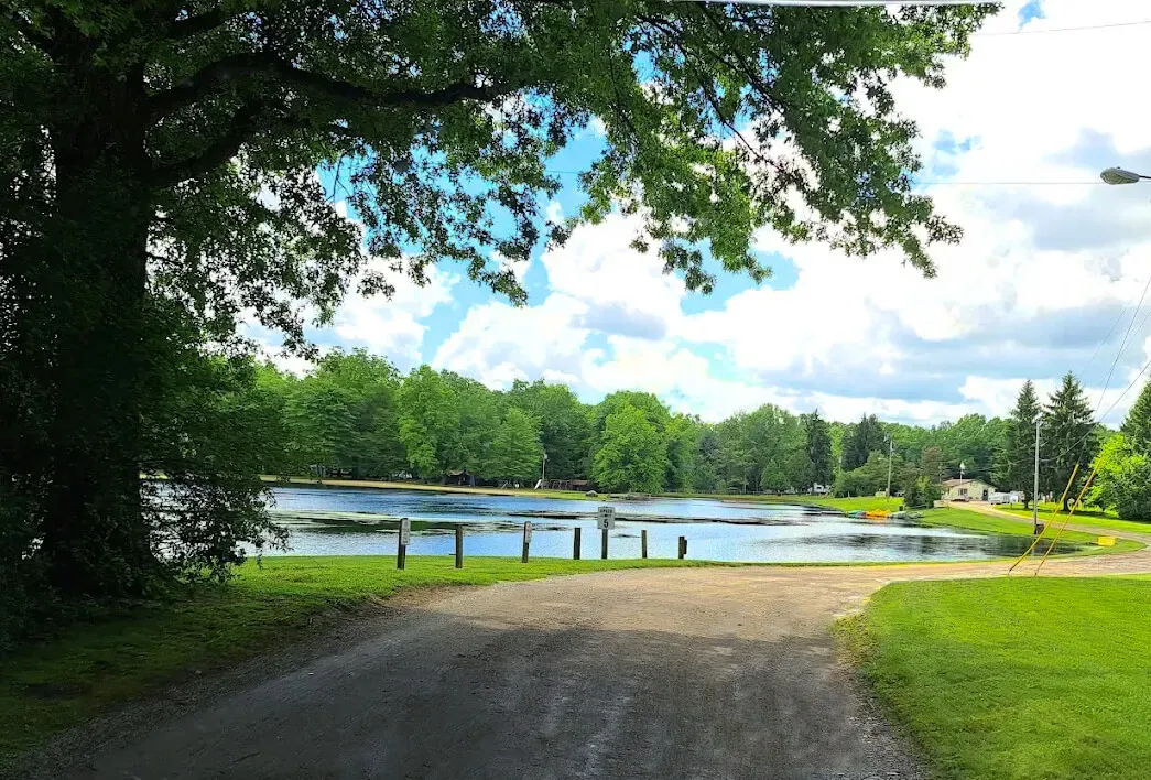 Families enjoying outdoor activities at Waterloo State Recreation Area including hiking and fishing