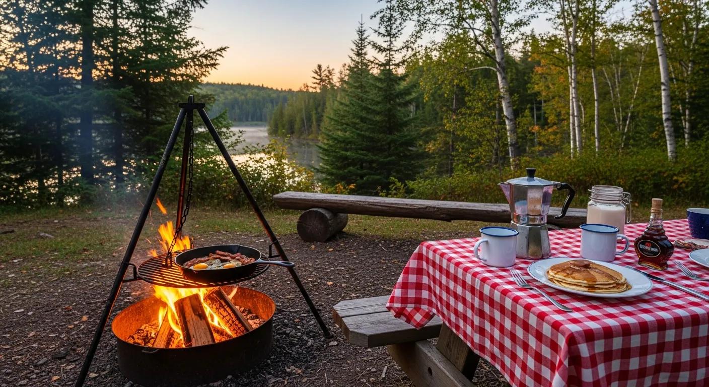 Campgrounds Near Waterloo: Fire & Cook!