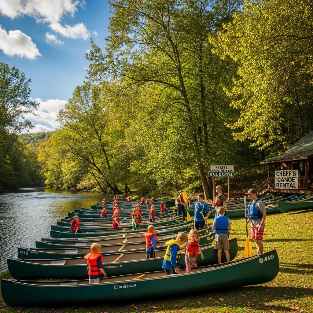 Cheff’s Canoe Rental on the Rifle River — a family-friendly launch point