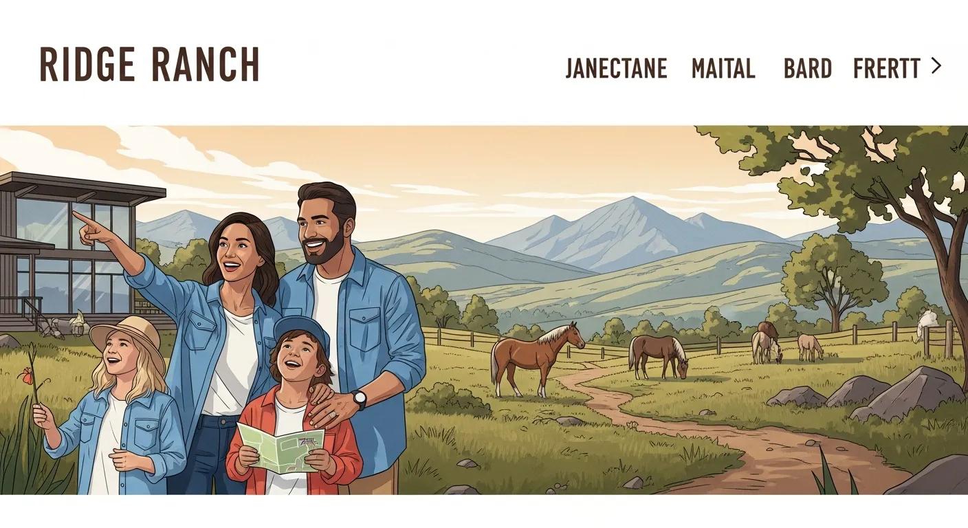 Families enjoying activities at Ridge Ranch Campground