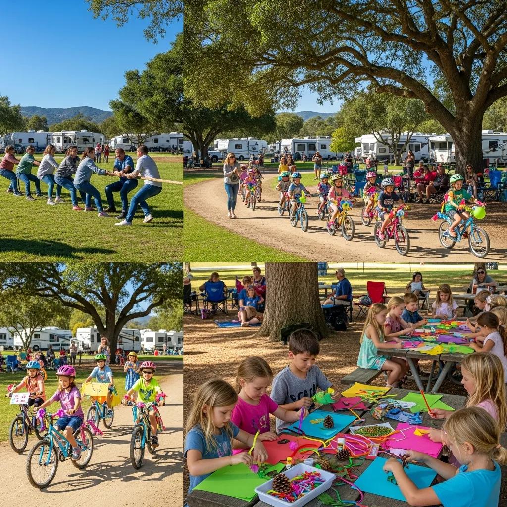 Families crafting, playing and joining a parade at Walnut Hills