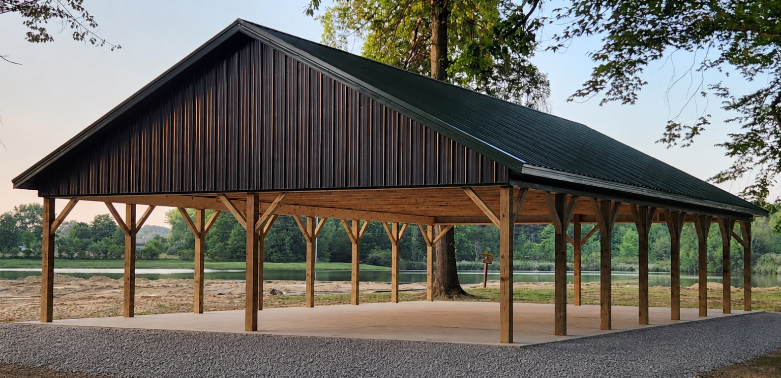 Pavilion at Ridge Ranch Campground